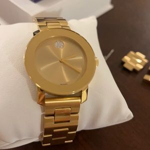 Movado Gold Bold Watch